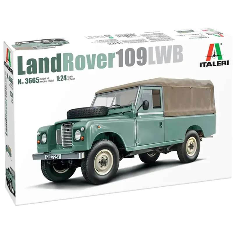 Biztonságos fizetés Italeri 1/24 Land Rover 109 LWB terepjáró makett