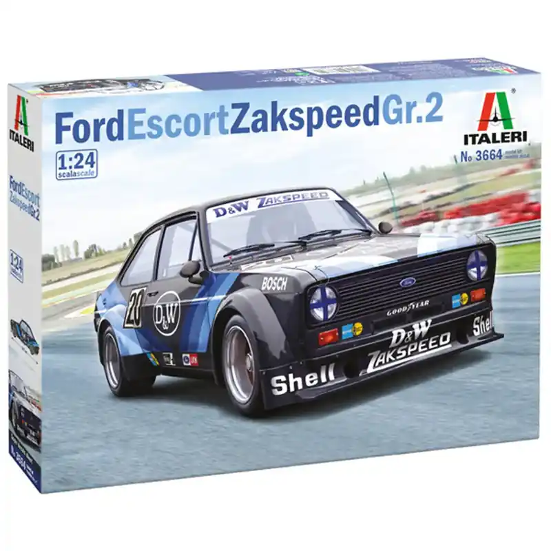 Italeri 1/24 Ford Escort Zakspeed Gr.2 autó makett Biztonságos vásárlás