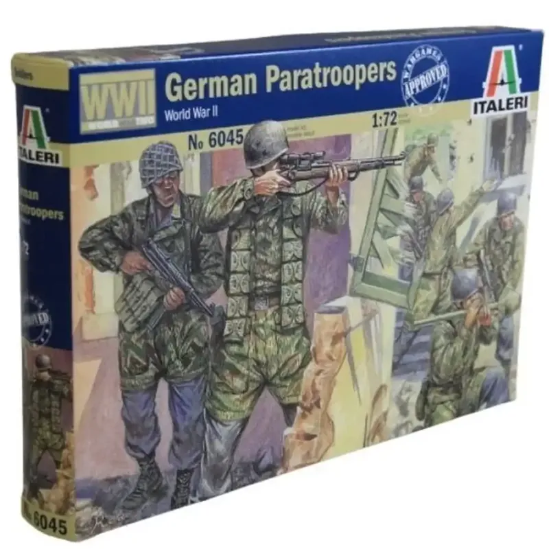 Italeri 1/72 German Paratroopers Német katonai figurák makett Vásárlói kedvenc