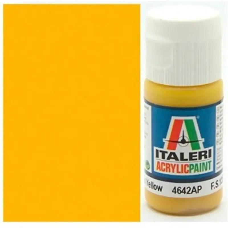 Végkiárusítás Italeri Gloss Yellow (4642AP) - Fényes sárga makett festék 20ml