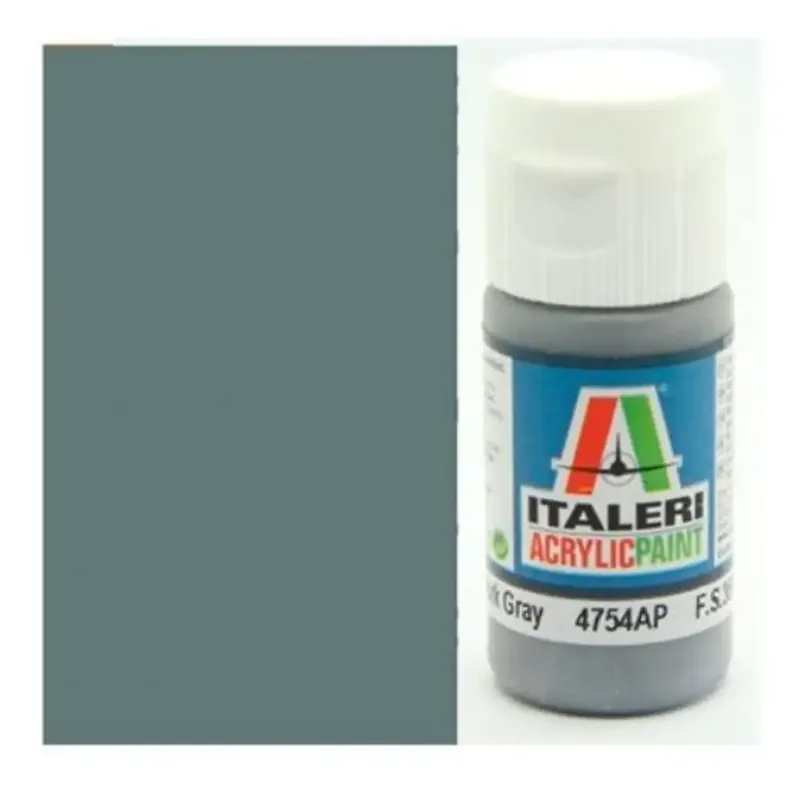 Italeri Flat Dark Gray (4754AP) - Matt sötétszürke makett festék 20ml Csak ma
