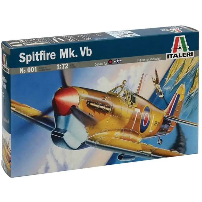 Kedvezményes ár Italeri 1/72 Spitfire Mk. Vb vadászrepülőgép makett