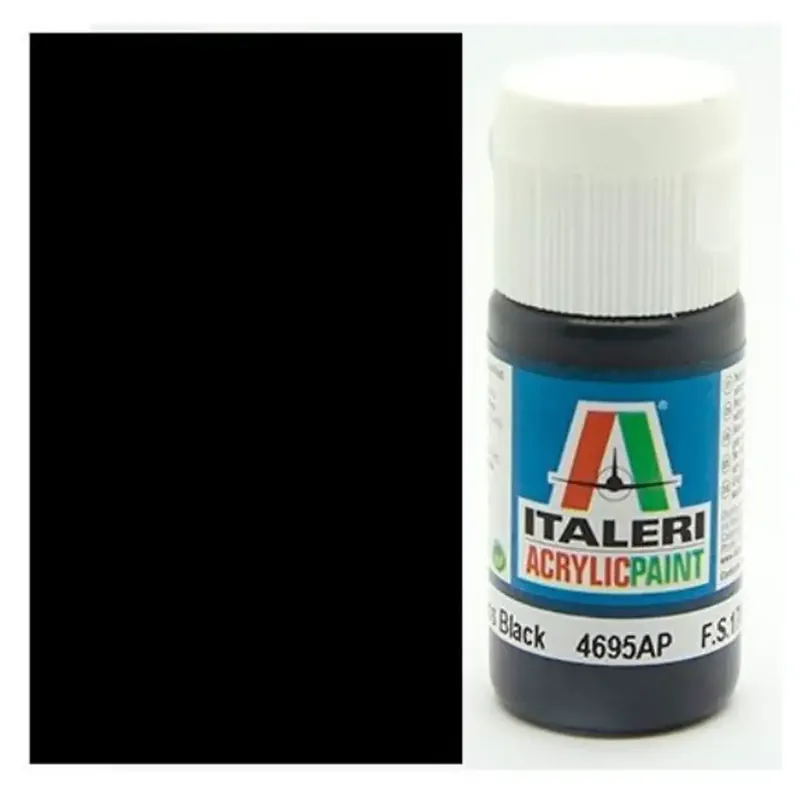 Italeri Gloss Black (4695AP) - Fényes fekete makett festék 20ml Ajánlat