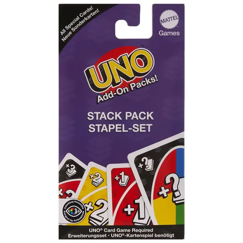Nézd meg most UNO Büntető pakk kiegészítő kártyacsomag - Mattel