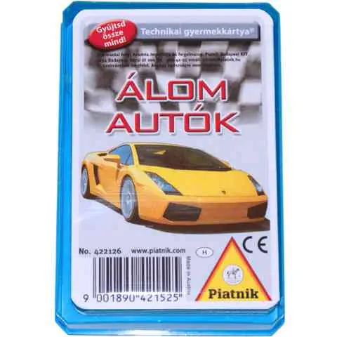 Álom Autók kártyajáték - Piatnik Akció
