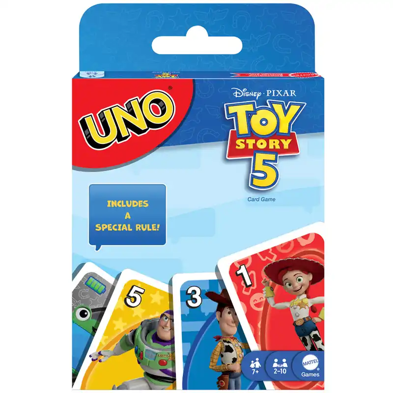 Toy Story 5 UNO kártyajáték - Mattel Végkiárusítás