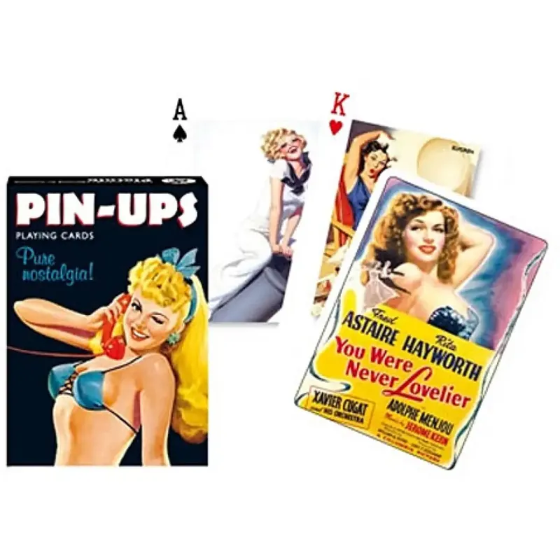 Exkluzív römi kártya - Pin-ups 1x55 lap - Piatnik Biztonságos fizetés
