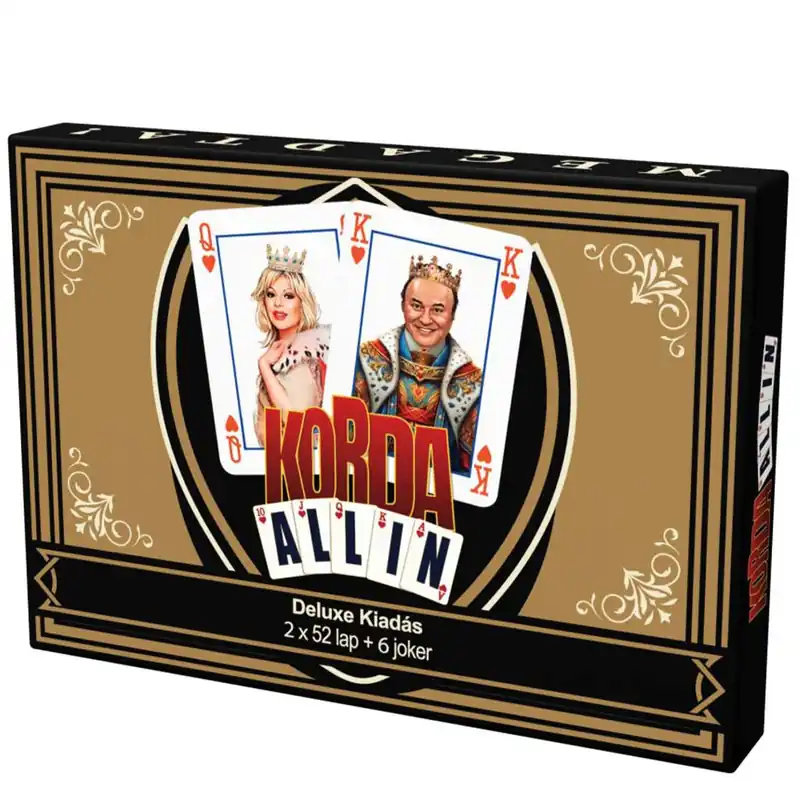 Gyors szállítás Korda All-In Deluxe francia dupla kártyapakli (2x52 lap + 6 Joker)