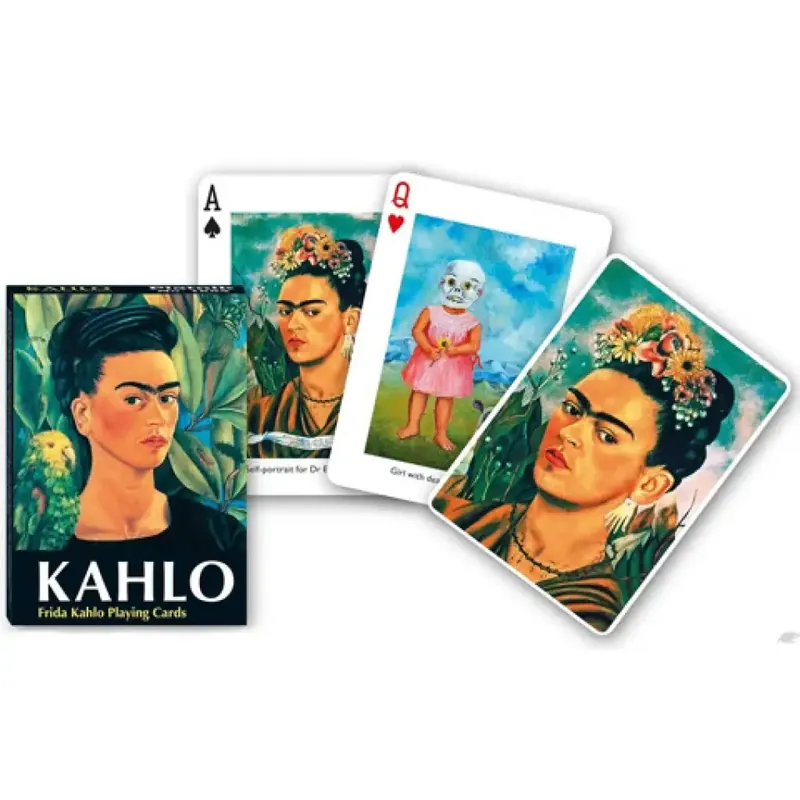 Vedd meg online Frida Kahlo művész römikártya 1x55 - Piatnik