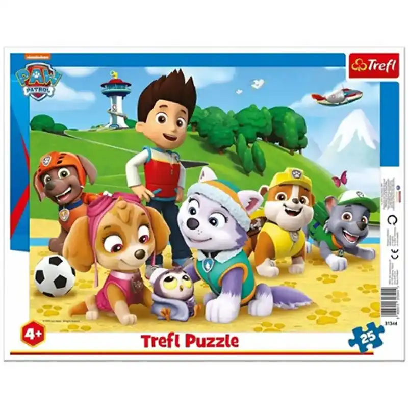 Mancs őrjárat Nyomon 25 db-os keretes puzzle - Trefl Népszerű