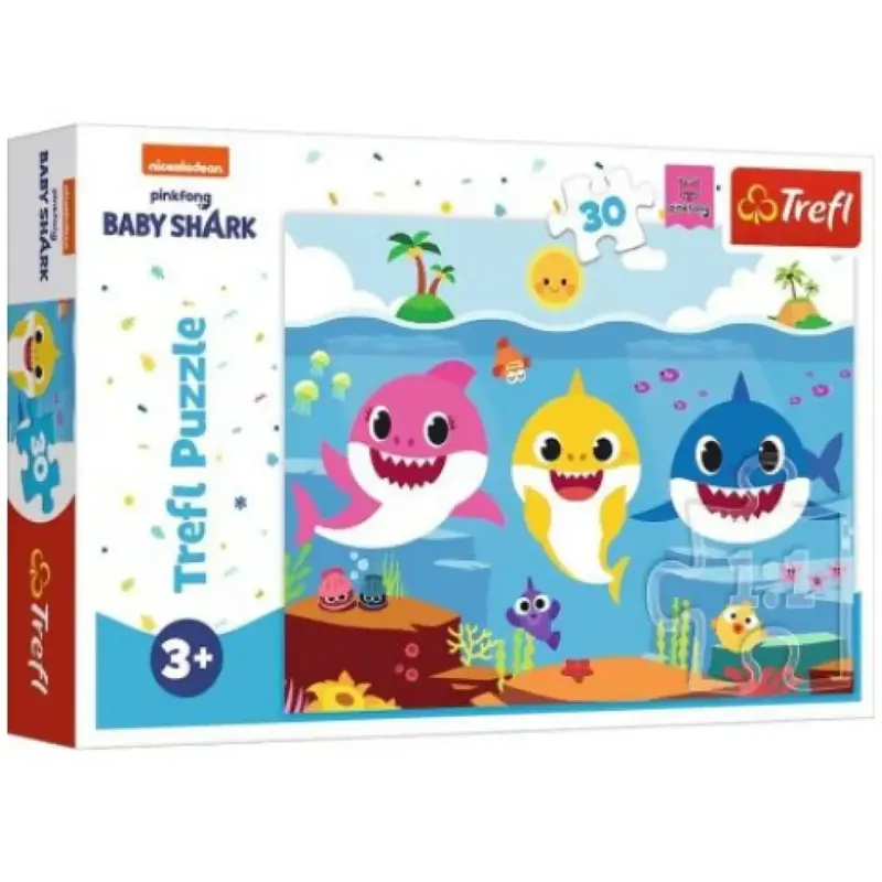 Azonnali szállítás Baby Shark A víz alatti világ 30db-os puzzle - Trefl