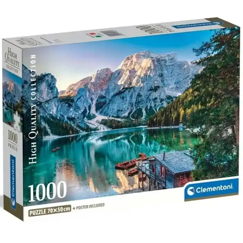 A Braiesi smaragd tó 1000 db-os HQC puzzle poszterrel - Clementoni Vedd meg online