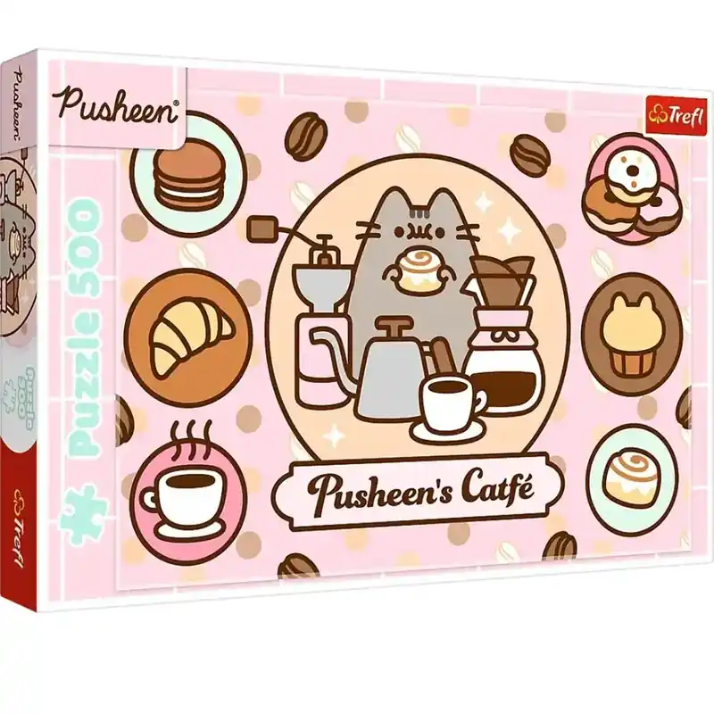 Pusheen cica kávézóban 500db-os puzzle - Trefl Szuper ajánlat