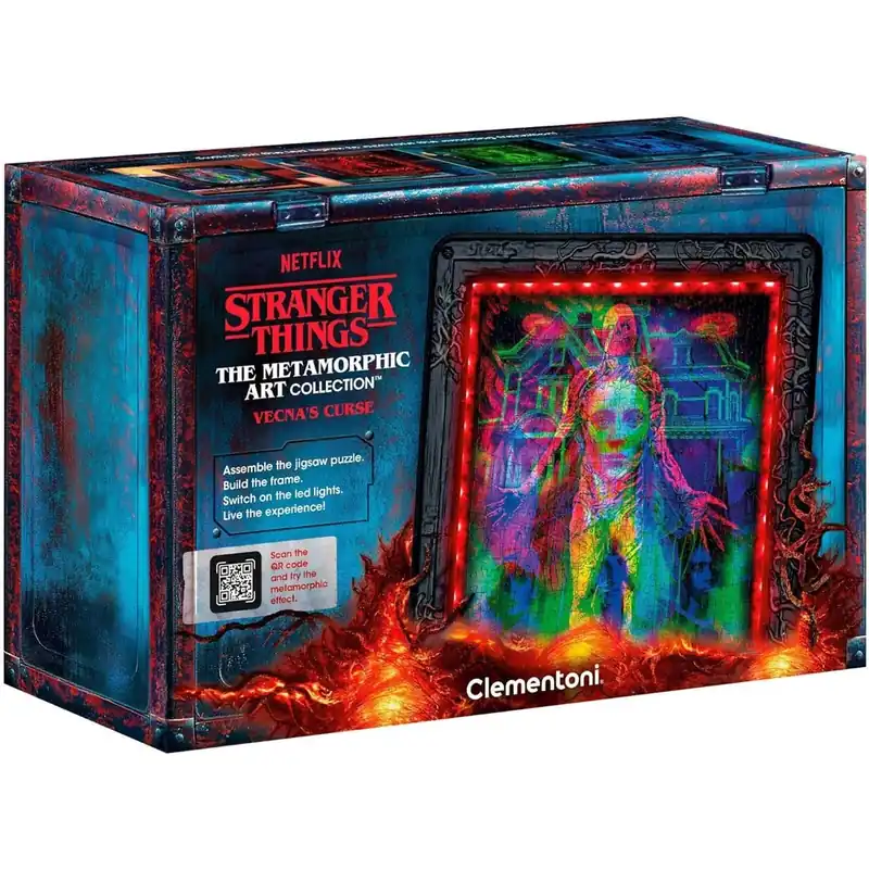 Stranger Things – Vecna’s Curse 520 darabos puzzle kerettel és RGB LED világítással – Clementoni Akció