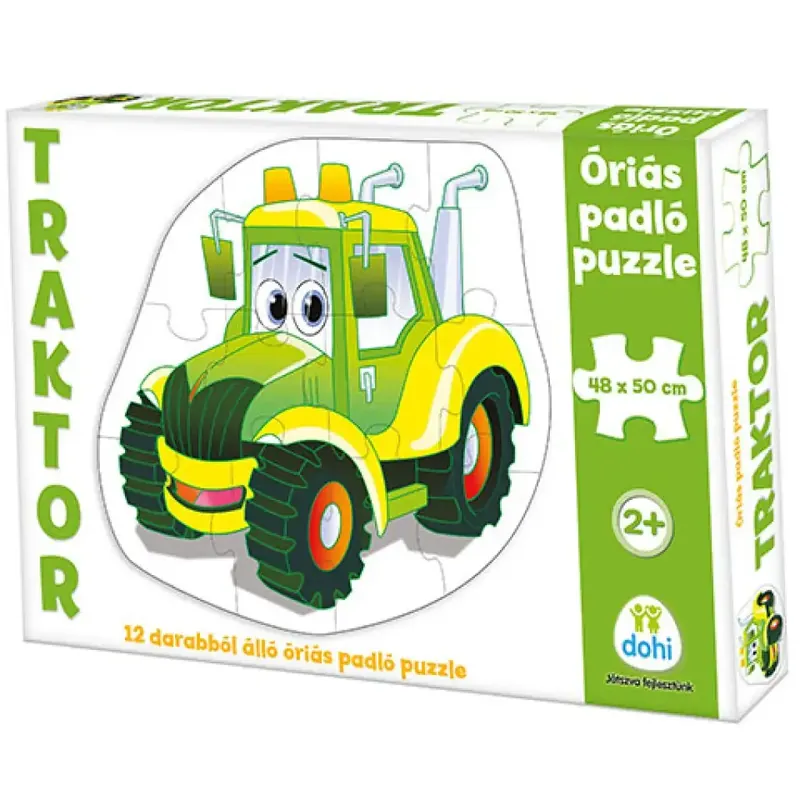 Traktor óriás padló puzzle 12db-os Nézd meg most