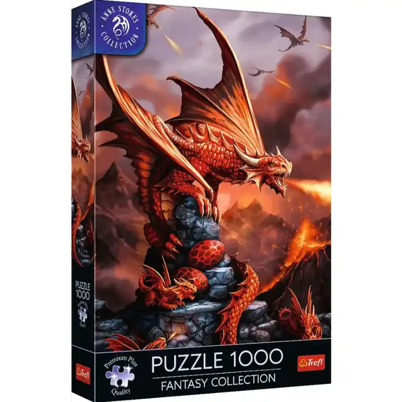 Anne Stokes Tűzokádó sárkány 1000db-os prémium plusz puzzle - Trefl Népszerű