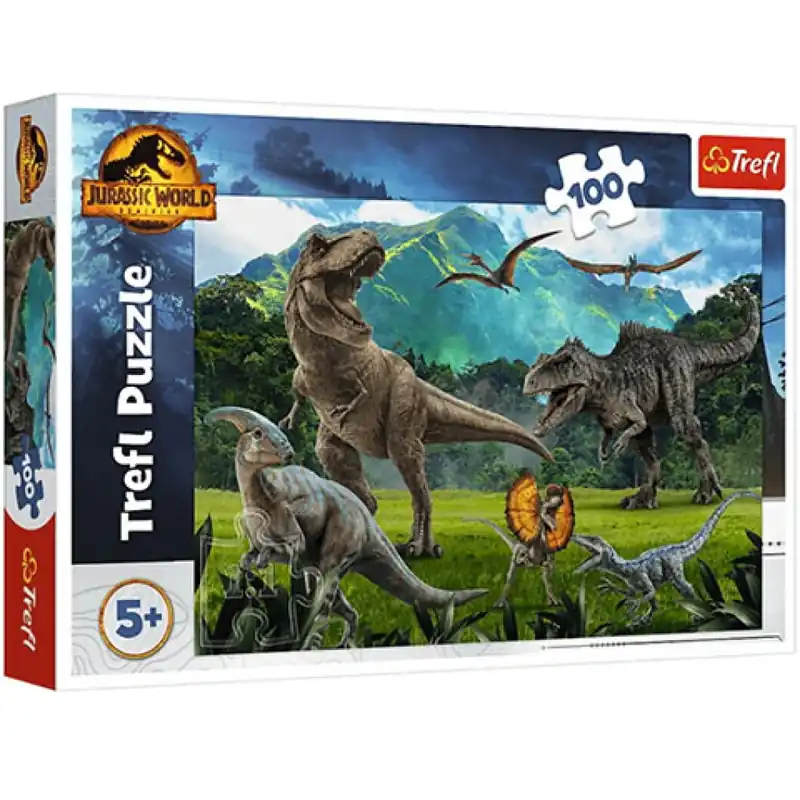 Azonnal elérhető Jurassic World A Jurassic Park dinoszauruszai 100db-os puzzle - Trefl
