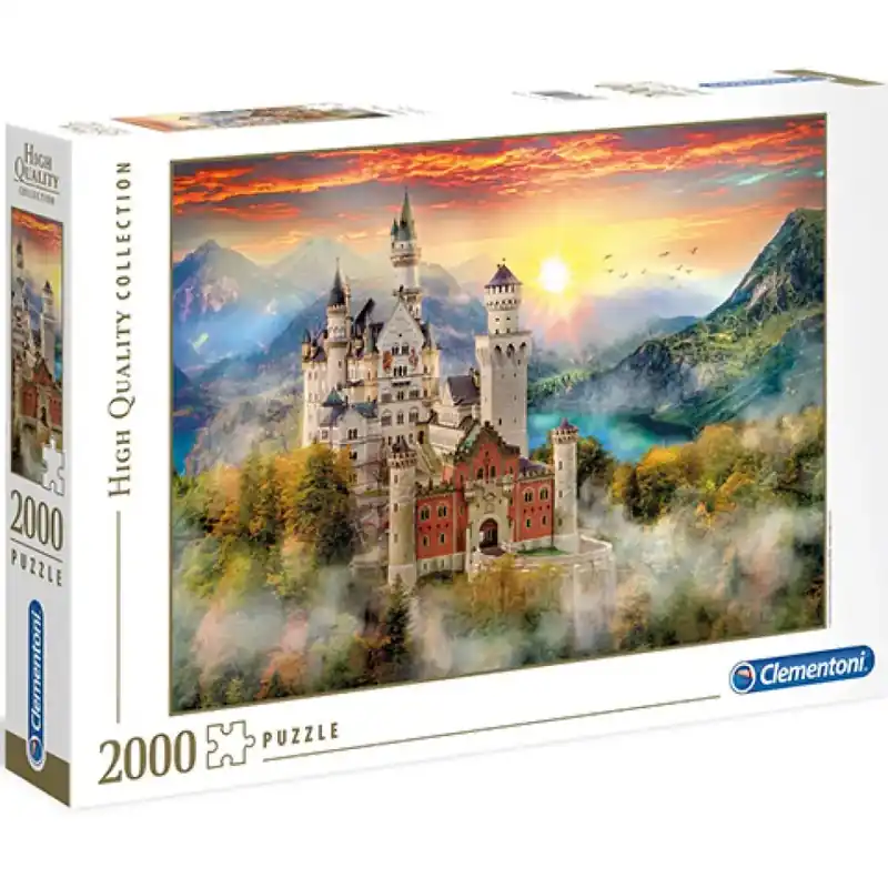 Neuschwanstein kastély HQC 2000db-os puzzle - Clementoni Biztonságos vásárlás