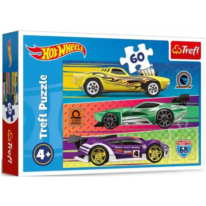 Árcsökkenés Hot Wheels verseny 60db-os puzzle - Trefl