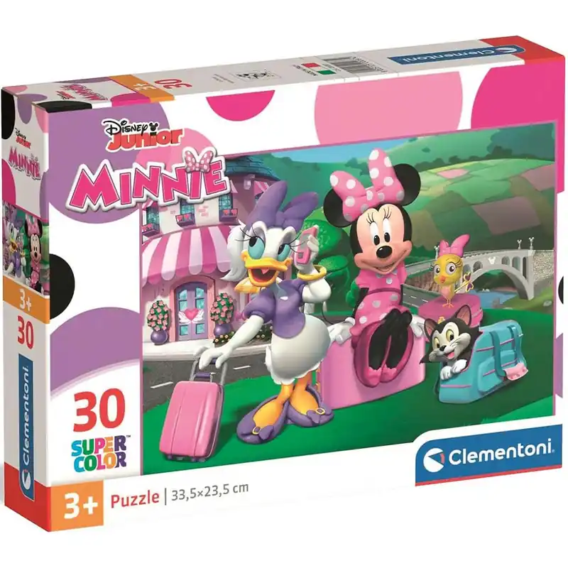 Azonnali szállítás Minnie egér 30db-os supercolor puzzle - Clementoni