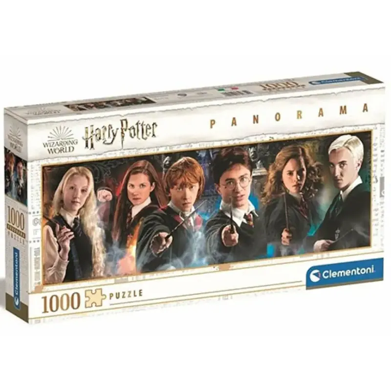 Outlet Harry Potter Roxfort diákjai panoráma puzzle 1000db-os - Clementoni