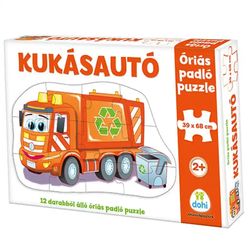 Kukásautó óriás padló puzzle 12db-os Korlátozott ajánlat