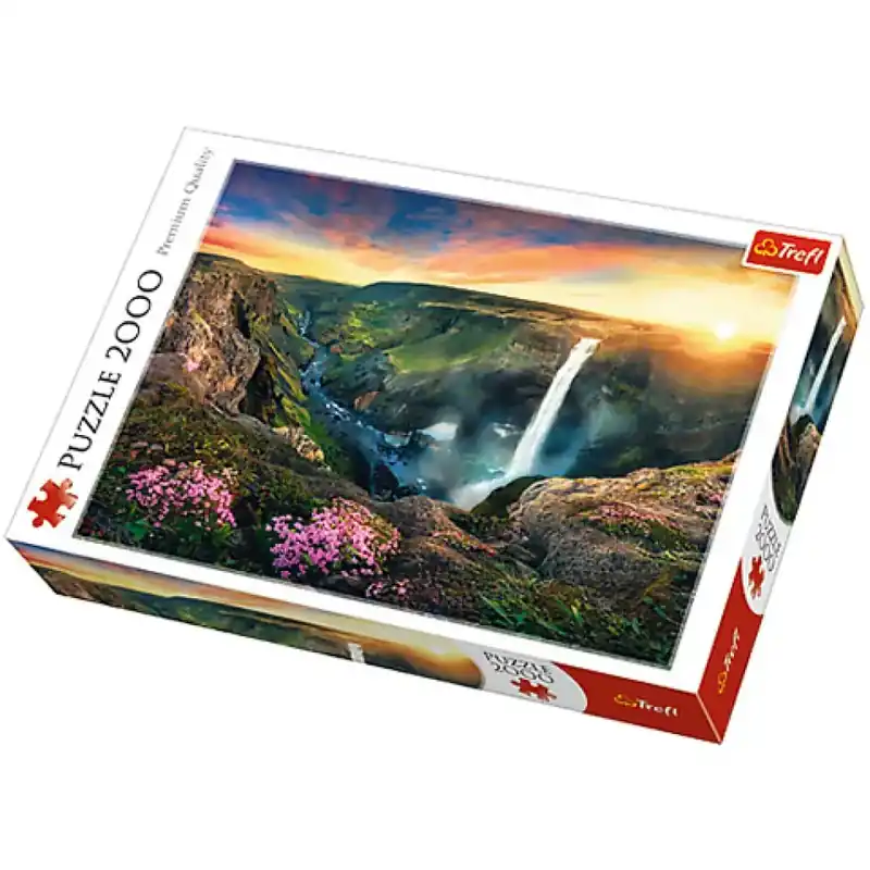 Haifoss vízesés, Izland puzzle 2000db-os - Trefl Különleges ajánlat