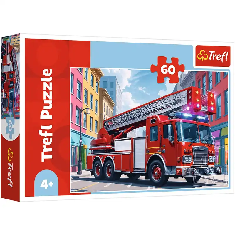 Olcsó Tűzoltóautó 60db-os puzzle - Trefl