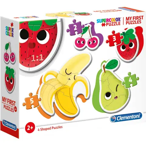 Utolsó esély Gyümölcsök 4 az 1-ben Supercolor formapuzzle - Clementoni