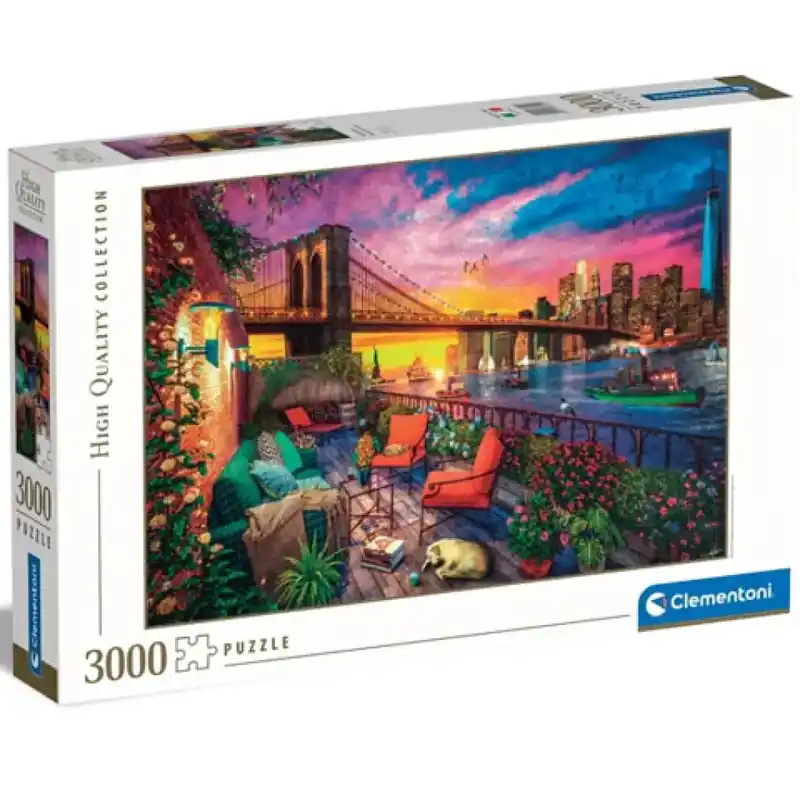Naplemente Manhattanben HQC puzzle 3000db-os - Clementoni Olcsóbb