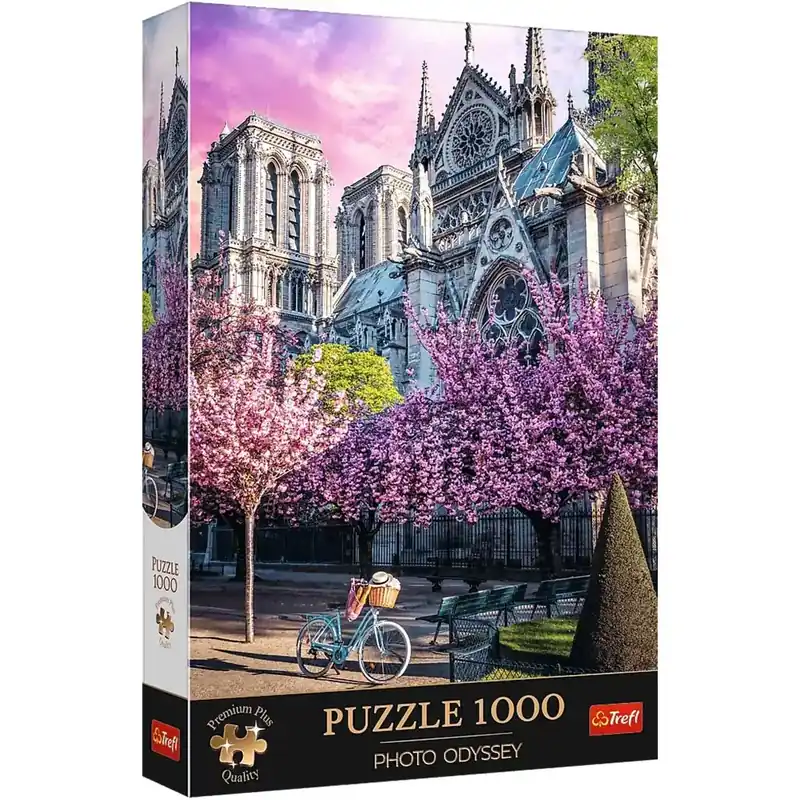 Vedd meg online Párizs, Notre Dame 1000db-os prémium puzzle - Trefl