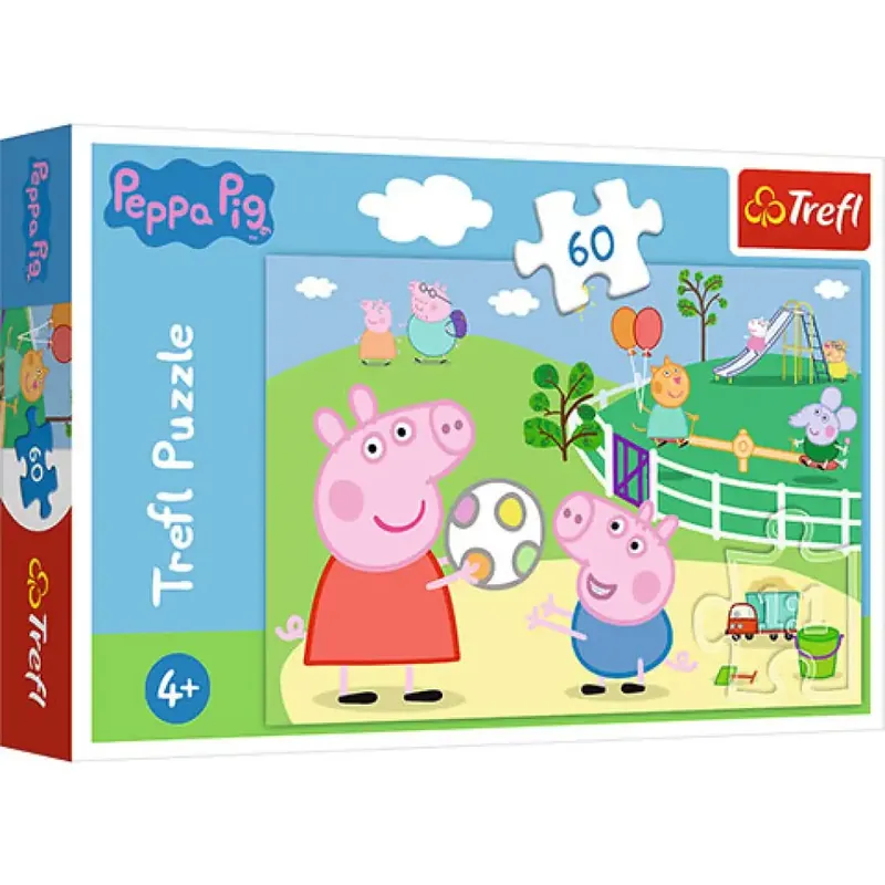 Vedd meg online Peppa malac Móka a barátokkal puzzle 60db-os - Trefl