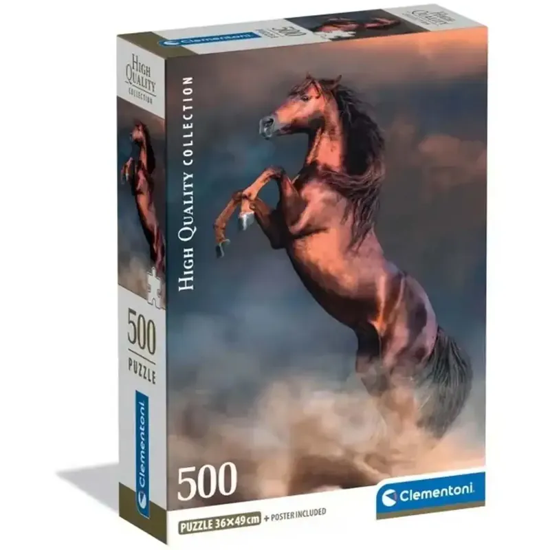 Vad vörös mén HQC 500 darabos puzzle - Clementoni Szuper akció