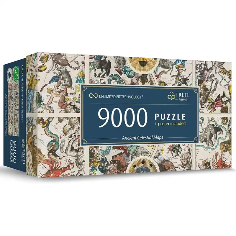 Csak ma Ősi csillagászati térképek 9000db-os UFT puzzle - Trefl