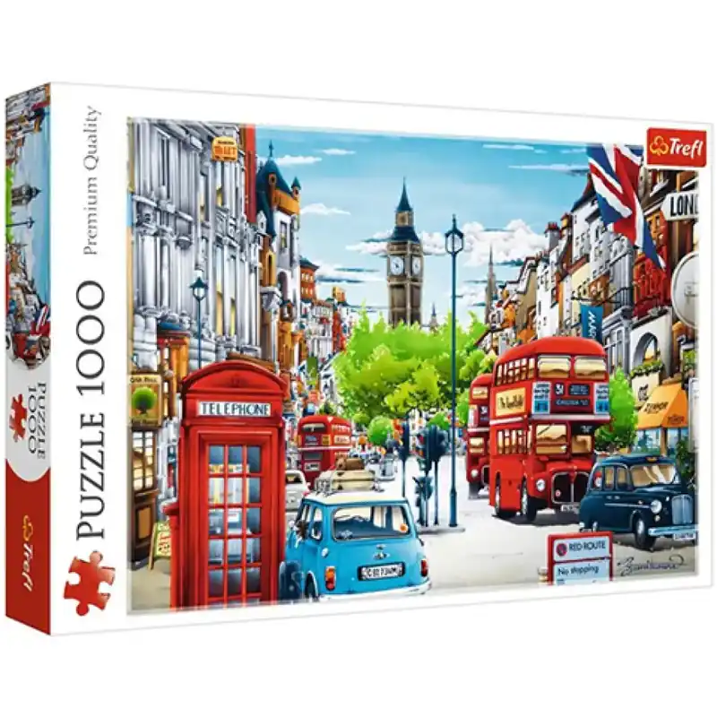 Biztonságos fizetés Londoni utca 1000db-os puzzle - Trefl