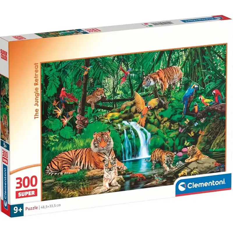Újdonság A dzsungel állatai 300db-os Super puzzle - Clementoni