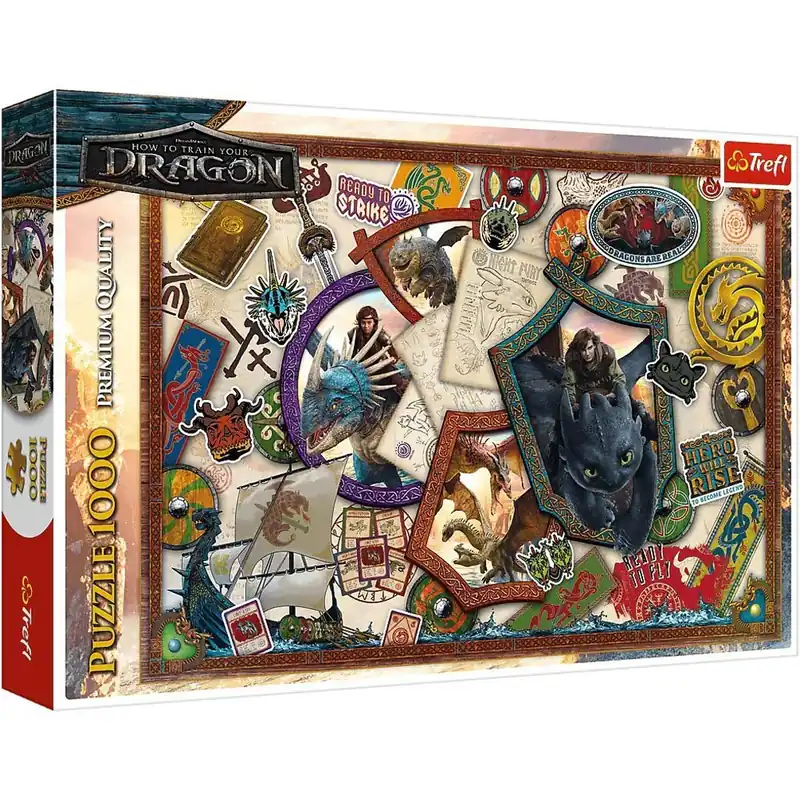 Így neveld a sárkányodat 1000db-os prémium puzzle - Trefl Vedd meg online