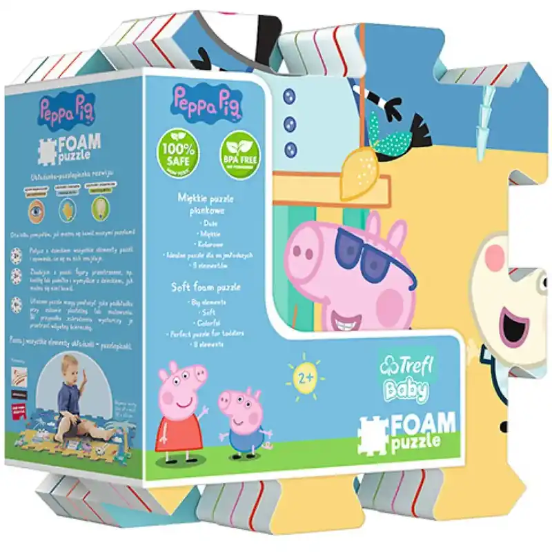 Kedvezményes ár Peppa malac nyaral szivacs puzzle - Trefl