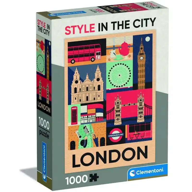 Ne maradj le London - Style in the City 1000 darabos puzzle - Clementoni