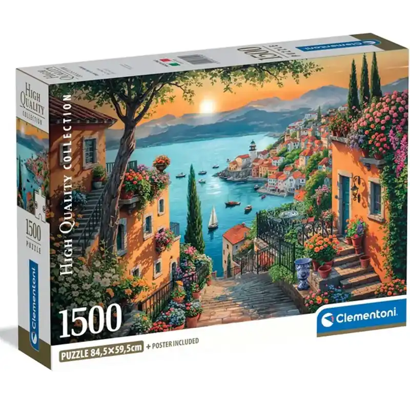 Szuper ajánlat Séta a kikötőben HQC 1500db-os compact puzzle - Clementoni