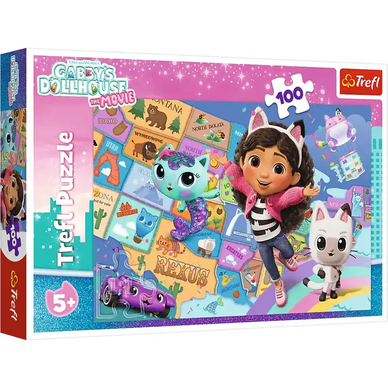 Expressz kézbesítés Gabi babaháza A film 100db-os puzzle - Trefl