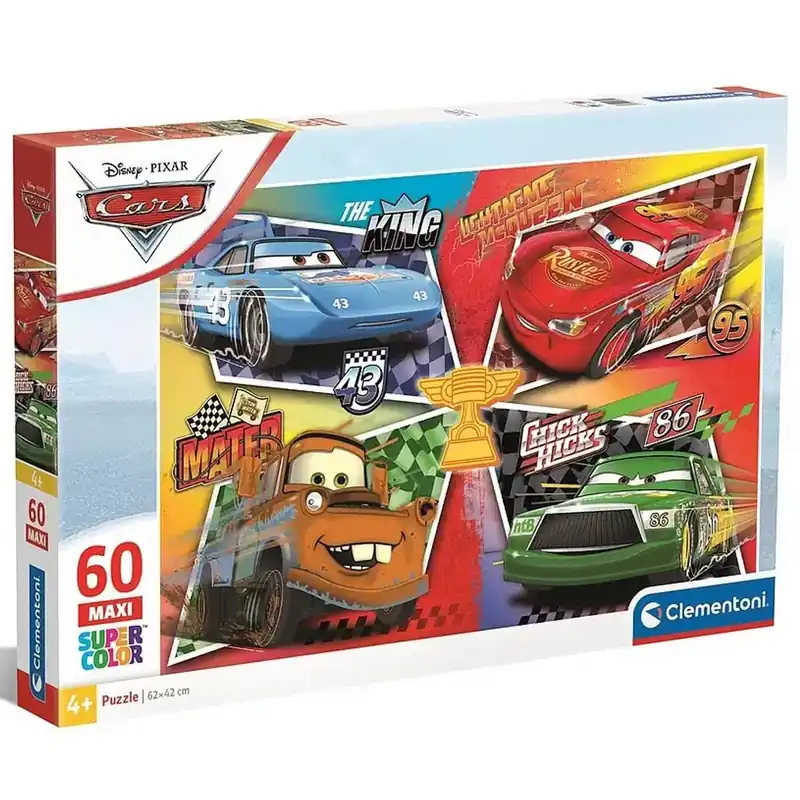 Verdák Maxi Super Color Puzzle 60 darabos - Clementoni Újdonság