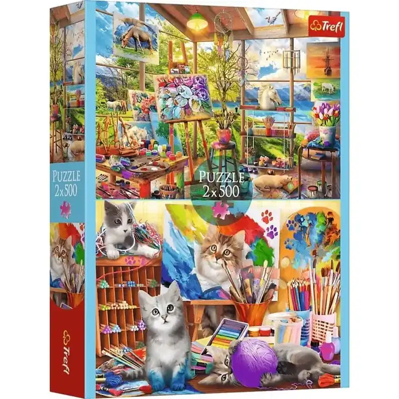 A festészet művészete 2x500db-os puzzle - Trefl Gyors szállítás