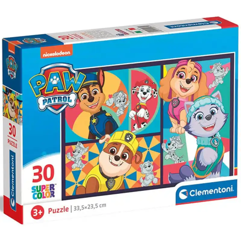 Legjobb ár Mancs őrjárat Supercolor puzzle 30db-os - Clementoni