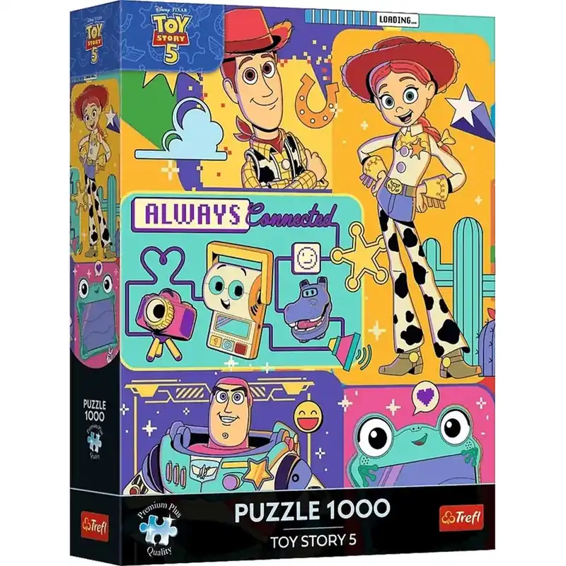 Toy Story 5 prémium plusz 1000db-os puzzle - Trefl Legkelendőbb