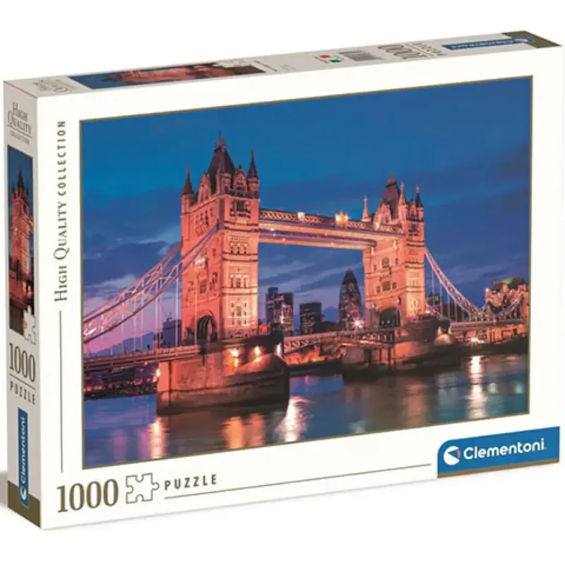 Utolsó esély Tower híd, London HQC puzzle 1000db-os - Clementoni