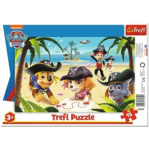 Expressz kézbesítés Mancs őrjárat Barátok 15 db-os keretes puzzle - Trefl