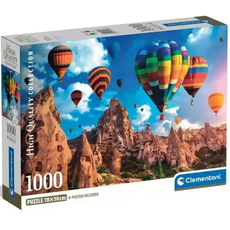 Léggömbök Kappadókiában 1000 db-os HQC puzzle poszterrel - Clementoni Szuper ajánlat