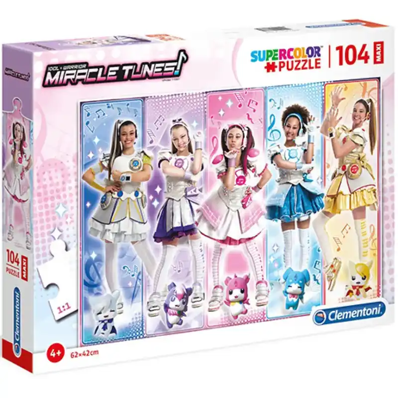 Miracle Tunes lányok 104db-os Maxi Puzzle - Clementoni Biztonságos vásárlás