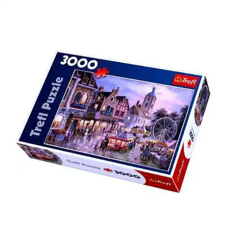 Olcsó Kisvárosi boldog emlék puzzle 3000db-os - Trefl